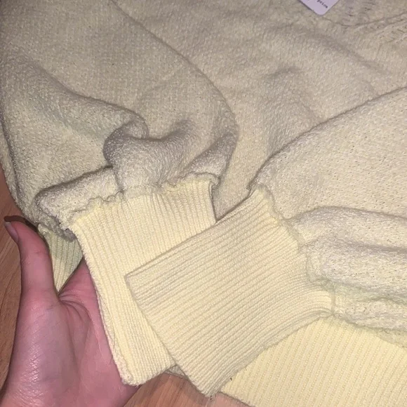 Free People | Lemon V Neck Knit Sweater Size XS - Picture 8 of 10